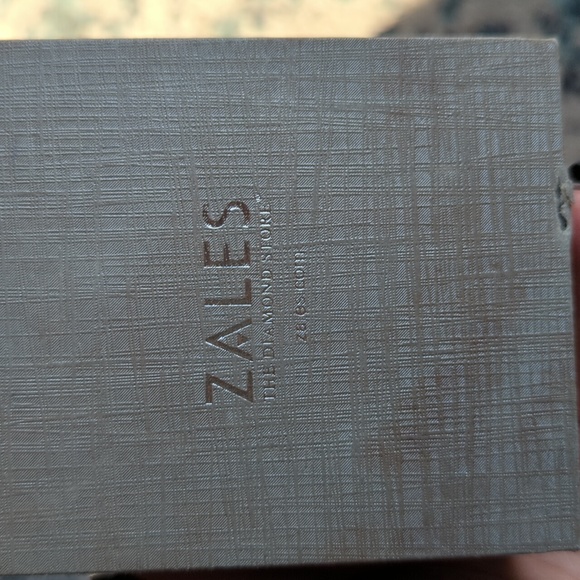 Zales Jewelry Sterling Silver Necklace and Earring Set - Picture 2 of 4